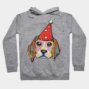 Birthday Dog with hat Hoodie